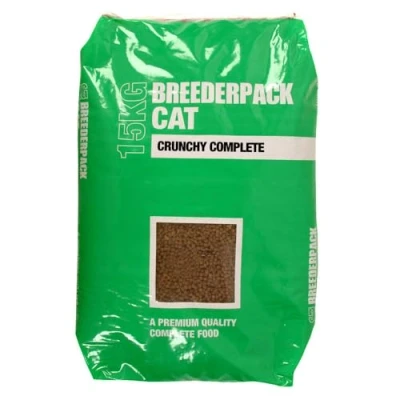 Image of Breederpack Complete Crunchy Dry Cat Food, 15 kg