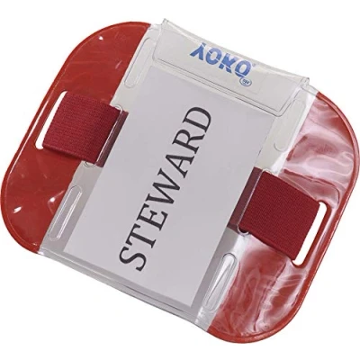 Image of Yoko Men&#039;s Yk202/Id03 Id Armband Red, One Size