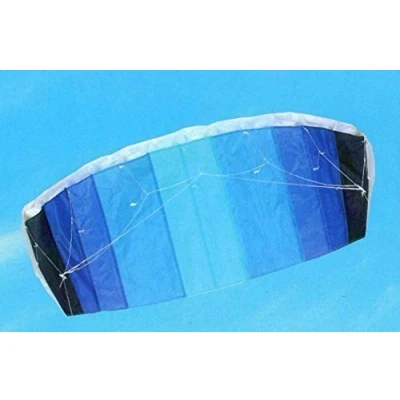 Image of KandyToys 120cm Dual Line Blue Frameless Parafoil Stunt Kite