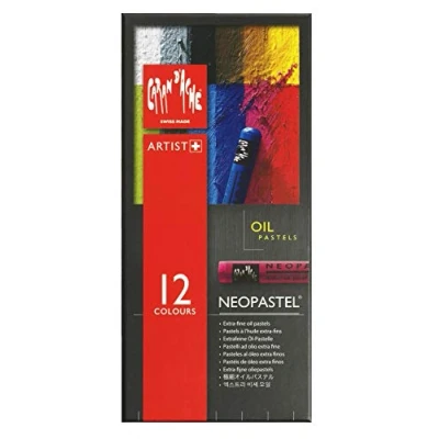 Image of Caran Dache Cardboard box with 12 assorted colours