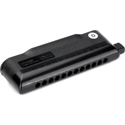 Image of Hohner CX12 D Key Chromatic Harmonica, 7545 D, Black