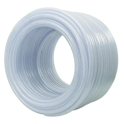 Image of 10mm Clear Braided PVC Pipe/tubing,3m Length for Oil,Gas,a,Fuel Oil…