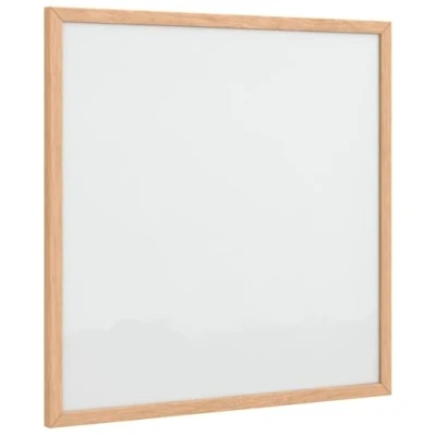 Image of vidaxl Magnetic whiteboard 40x40 cm Wooden Frame Multipurpose Dry Erase Board for Office/Home/School use