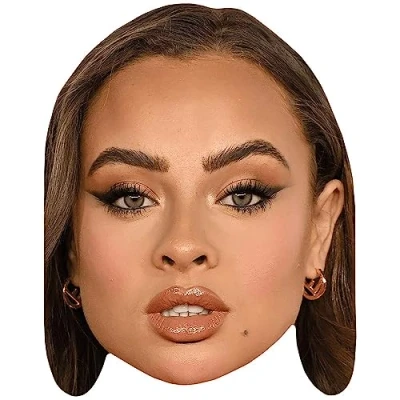 Image of Danica Taylor (Make Up) Celebrity Mask, Flat Card Face, Fancy Dress Mask