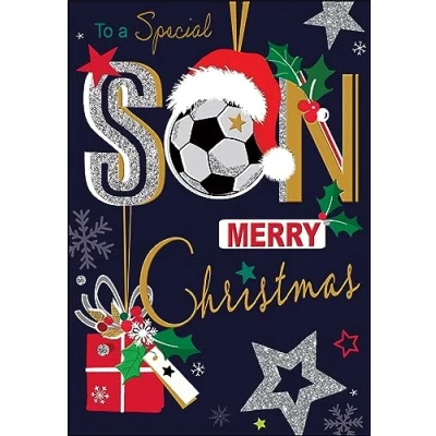 Image of Jonny Javelin Special Son Merry Christmas Card