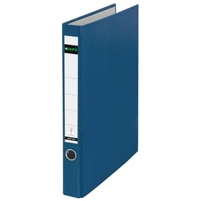 Image of Leitz 10140035 Without Slots Plastic Binding Covers A4 3.5 cm Spine Width Ring Binder Blue