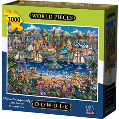 Image of Dowdle Jigsaw Puzzle World Pieces 1000 Piece