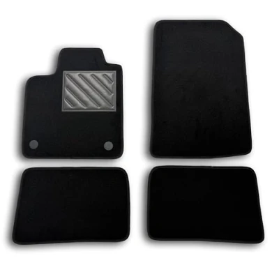 Image of Mats Renault Twingo II from 2007 to 2014, fit, non slip, PVC heel pad, fixing by anchor...