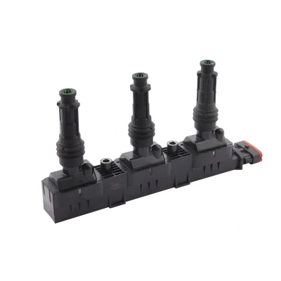 Image of 2503815 Ignition coil HELLA 5DA 193 175 471 5 pin connector 12V incl. spark plug VAUXHALL: Corsa Mk2
