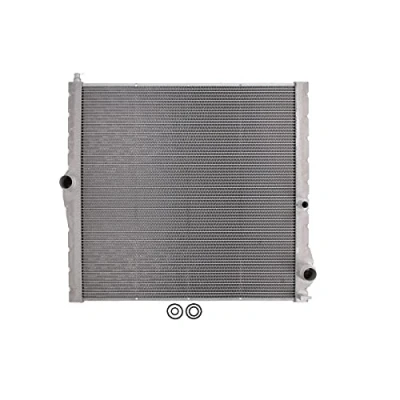 Image of 17117594020 Engine radiator NISSENS 60826 Aluminium 585mm 582mm 32mm Brazed cooling fins BMW: X5