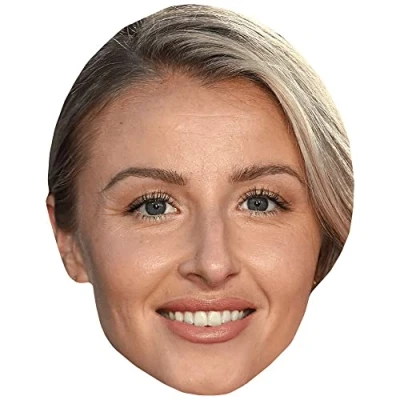 Image of Leah Williamson (Blonde Hair) Celebrity Mask, Flat Card Face, Fancy Dress Mask