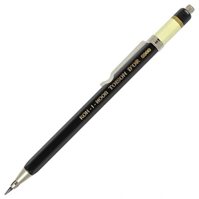Image of KOH I NOOR 5900 2mm Diameter Mechanical Clutch Lead Holder Pencil Black