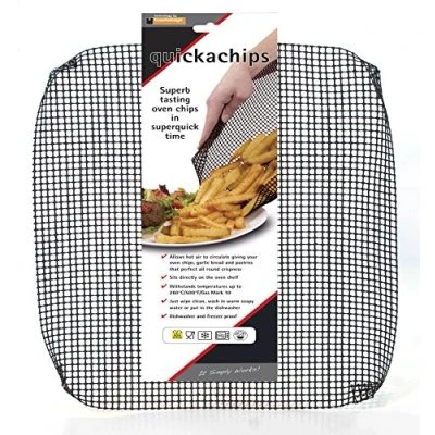 Image of Toastabags Quickachips tray black 36 cm, Acrylic, X Large, Pack of 2