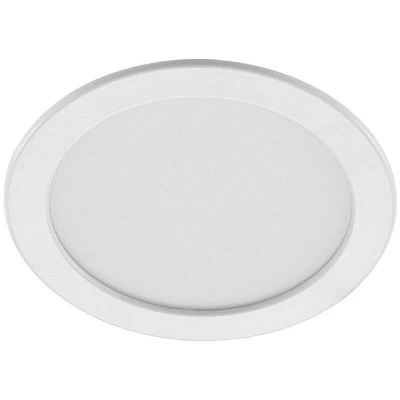 Image of Prios LED recessed light Cadance, white, 22 cm, CCT, IP44