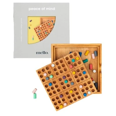 Image of Luckies Mello Sudoku Gifts For Her &amp; Self Care Women Relaxation Mindfulness Home Decor Accessories Living Room Coffee Table Peace Of Mind