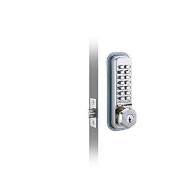Image of Codelocks 0255 SS CL255 Key Override Mechanical Lock, PVD Stainless Steel