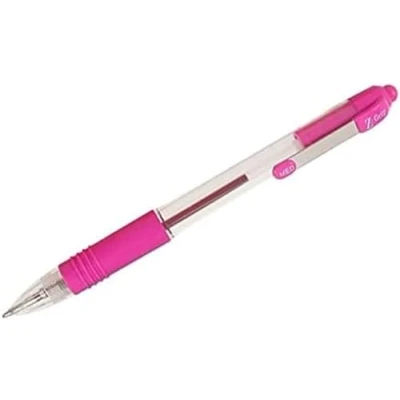 Image of Zebra Pen Z Grip Pink Pens Ballpoint, Smooth &amp; Comfortable Ballpoint with Pocket Clip, Retractable Ink, Reliable Biro Multipack for Everyday Use Medium Point, 12pk