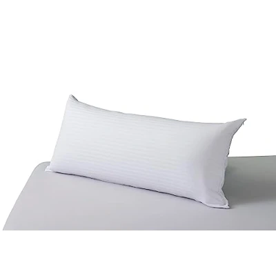 Image of SAVEL, Pillow Case 100% Cotton List, Soft and Absorbent 105 cm white