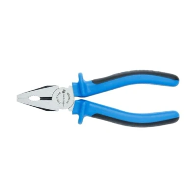Image of Högert Technik combination pliers universal 180 mm, CrV cutting edges with 58 62 HRC 2K handle