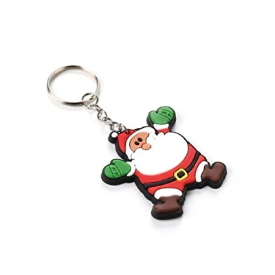 Image of Komonee Christmas Santa Hug Key Ring Xmas Stocking Filler Keychain Secret Gift Chain (KR X6)