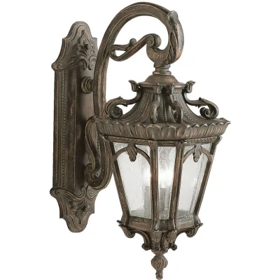Image of Tournai 3 Light Outdoor Large Wall Lantern Londonderry IP44, E14