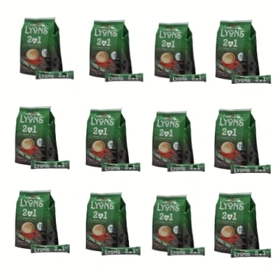 Image of Lyons Instant Coffee 2 in 1 x 10 Sachets 16g Assorted Pack Size