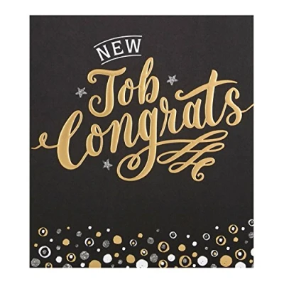 Image of Hallmark New Job Card &quot;Congrats&quot; Small