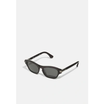 Image of Burberry Unisex Sunglasses, Size: 55, Grey/dark grey