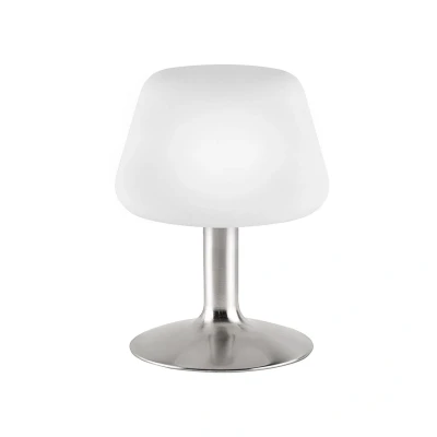 Image of Paul Neuhaus Till table lamp, steel coloured, glass, dimmable