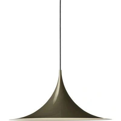 Image of GUBI Semi pendant light, Ø 47 cm, glossy cocoa brown