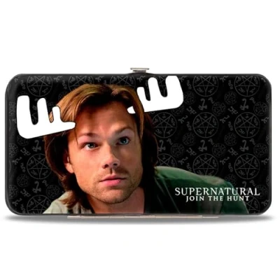 Image of Buckle Down Hinge Wallet Supernatural Accessory, Supernatural, 7&quot; x 4&quot;