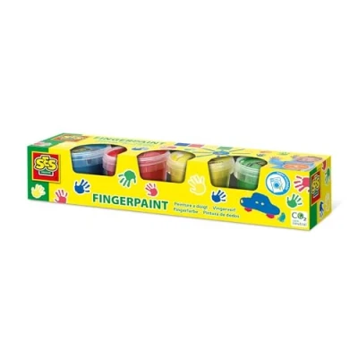Image of SES Creative Fingerpaint 4 primary colours x 110ml