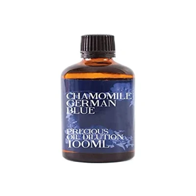 Image of Mystic Moments Chamomile German Blue Precious Oil Dilution 100ml 3% Jojoba Blend Perfect for Massage, Skincare, Beauty and Aromatherapy