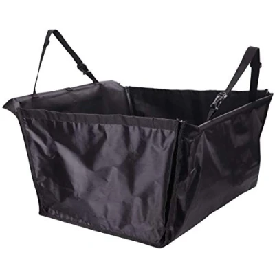 Image of ITODA Waterproof Pet Dog Seat Cover Oxford Fabric Car Booster Carrier Bag Portable Travel Hammock Rear Protector Zipper Nonslip Adjustable Anchors with Belt