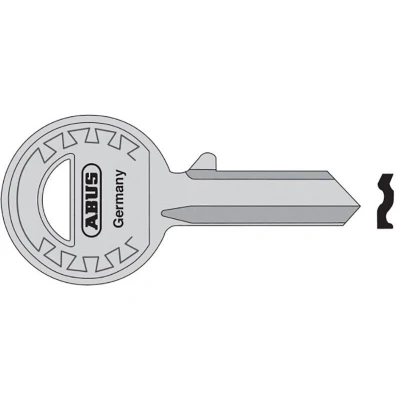 Image of Abus 24 41 885 Right Hand 4 Pin Key Blank ABUKB02706
