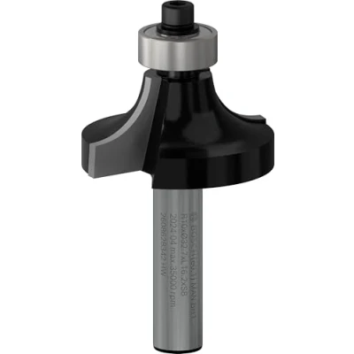 Image of Bosch 2608628342 Rounding Router Bit, 0 V, Silver, 8 x 32.7 57 mm