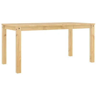 Image of vidaXL Dining Table Panama 160x80x75 cm Solid Wood Pine