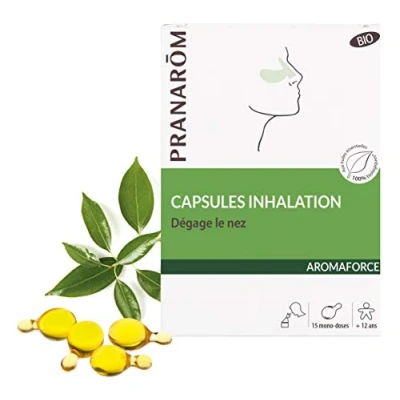 Image of Pranarôm Aromaforce Capsules Inhalation Organic 15
