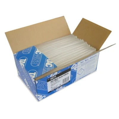 Image of Tacwise 0471 Hot Melt Glue Sticks, 11.75mm x 300mm, Pack of 160, Clear