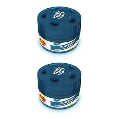 Image of Jelly Belly 2 x Gel Can Car Air Freshener Scent BLUEBERRY