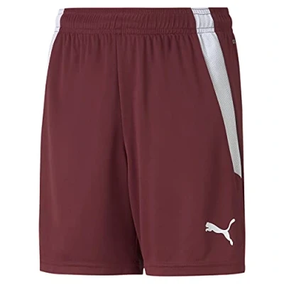Image of PUMA Kids&#039; TeamLIGA Shorts, Cordovan White, X Large
