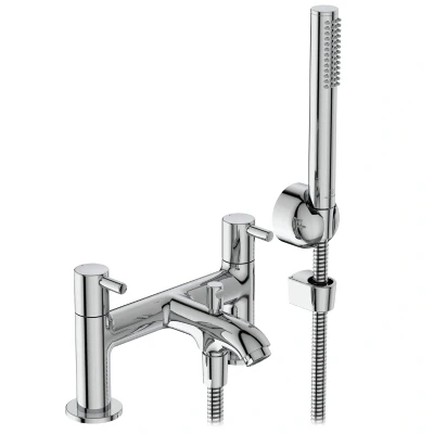 Image of Ideal Standard Ceraline two taphole dual control bath shower mixer (BC189AA)
