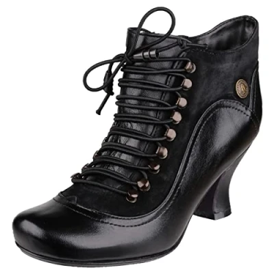 Image of Hush Puppies Women&#039;s Vivianna Ankle boots, Black, 8 UK