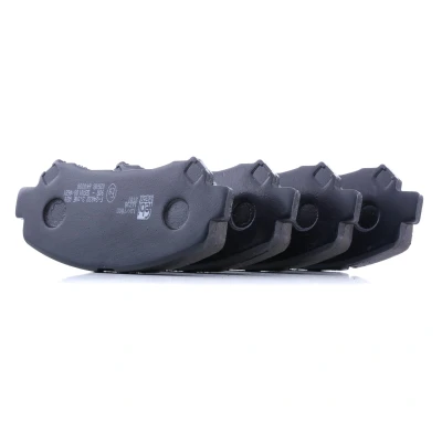 Image of 5581057L00 Brake pad set FEBI BILSTEIN 16738 Front Axle excl. wear warning contact NISSAN: X Trail, Qashqai / Qashqai+2 I, I Van