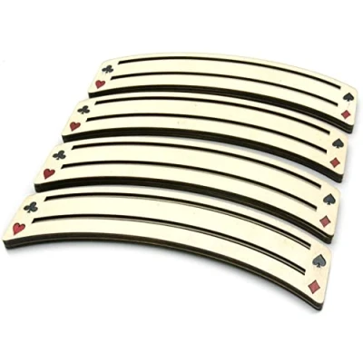 Image of Brimtoy 4 x Wooden Playing Card Holders 24cm