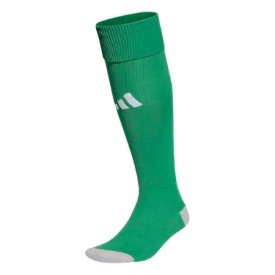 Image of adidas Unisex Kids Milano 23 Socks, Team Green/White, 7 8 Years