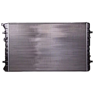Image of RM1185 Engine radiator VALEO 731606 Aluminium 415mm 650mm 23mm without coolant regulator Mechanically jointed cooling fins VOLKSWAGEN: Golf 4