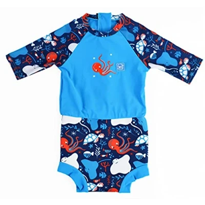 Image of Splash About Unisex Baby Happy Sunsuit, Under The Sea, 6 14 Months EU