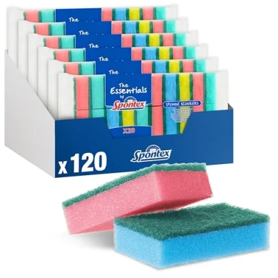 Image of The Essentials by Spontex 6x20 Sponge Scourers