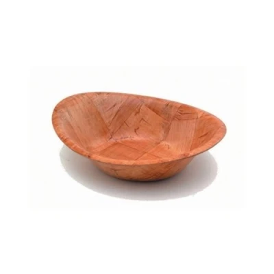 Image of Restaurant Supplies Oval Woven Wood Bowls 9&quot;X7&quot; Singles